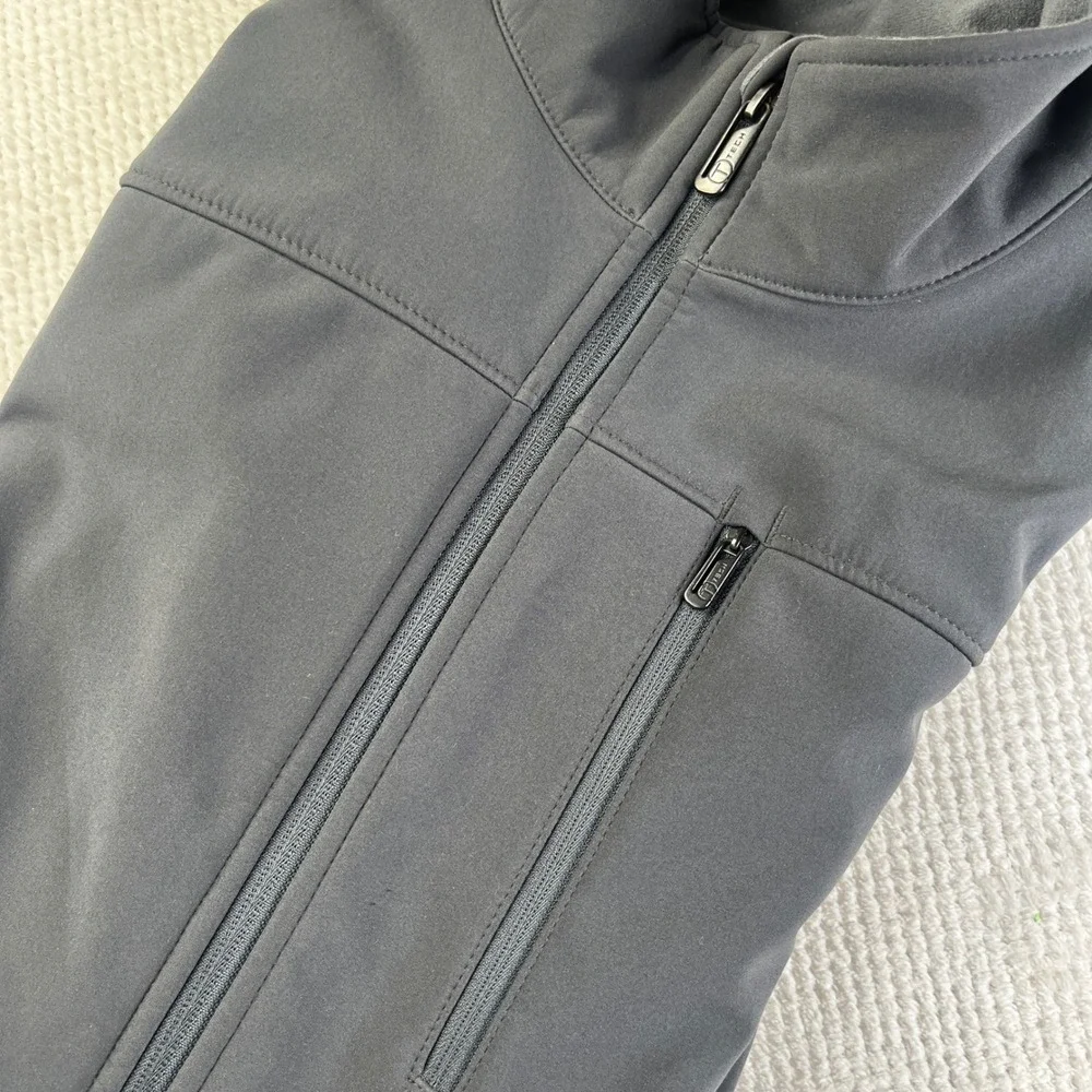 Tumi Tech Mens XL Softshell Fleece Lined Full Zip‎ Jacket Black L8JLK TT-0012